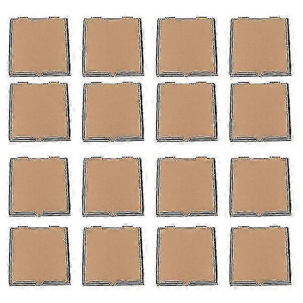 25pcsミニピザボックスミニチュア段ボールボックスピザ段ボールボードケース