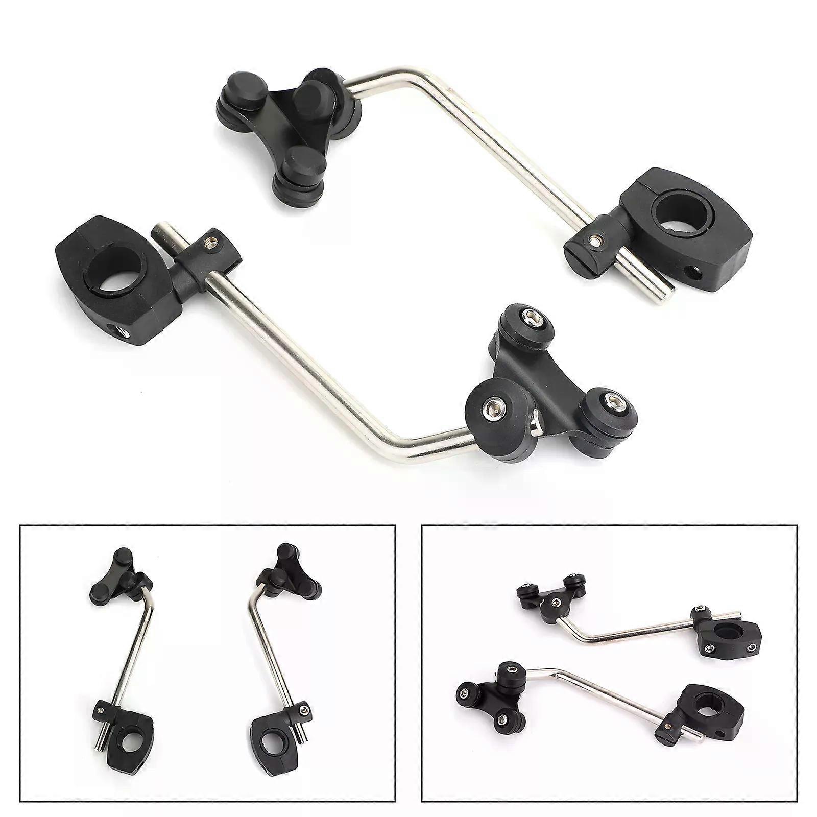 Artudatech 7/8 22mm Universal Windshield Bracket Standard Handlebar Wind Shield Mount Clamp Motorcycle compatible forPuig Givi Windscreen MAXP