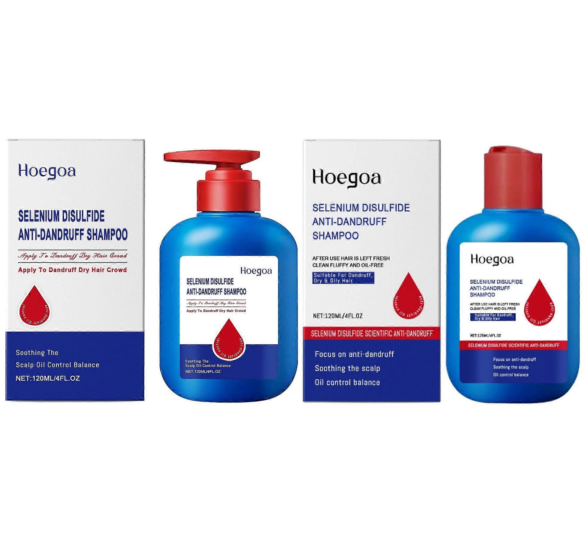 Selenium Disulfide Anti Dandruff Shampoo + Oil Control Shampoo Set, Reduce Dandruff, Selenium Disulfide Shampoo for Dandruff, Dry & Oily Hair, Soothin