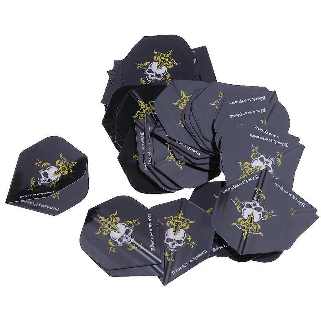 50Pcs Premium Sortiment Zboruri Fletches Formă Standard Extra Puternic