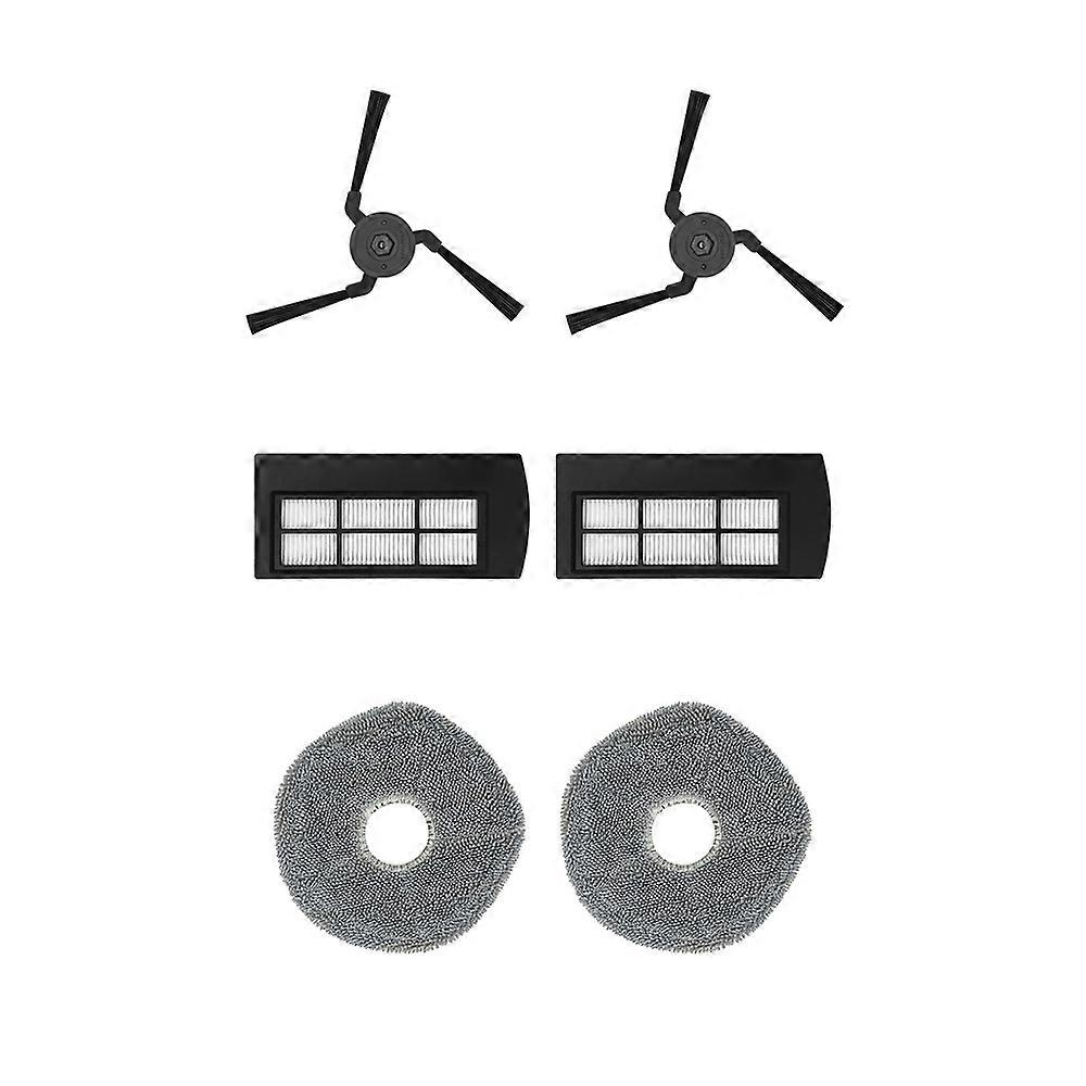 Sweeping Robot Filter Mop Side Brush Accessories for EUFY X9 SERIES (2x Side Brushes + 2x Filters + 2x Mops)