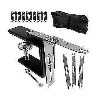 Zipper Jig Sliders, Stainless Steel, Fits 2.5 to10, Includes 3ft Bulk Zipper
