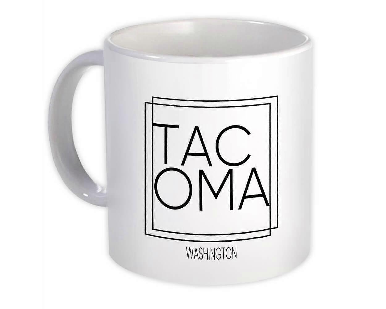 Geschenkbecher: TACOMA Washington Square