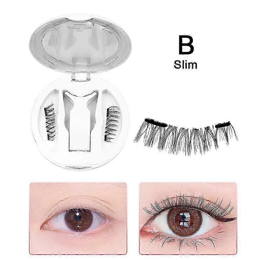 Eyelashes All-in-one Box Eyelashes Glue-free Slim and long