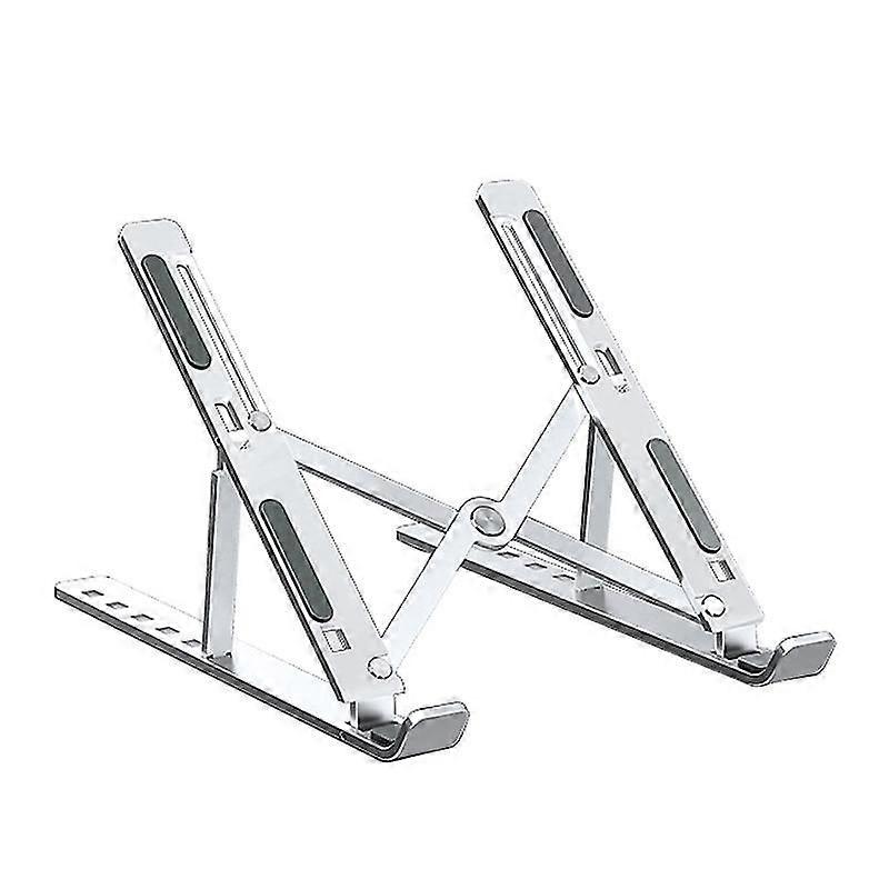 Laptop Stand, Aluminum Laptop Stand, Height Adjustable Foldable Stand(Silver)