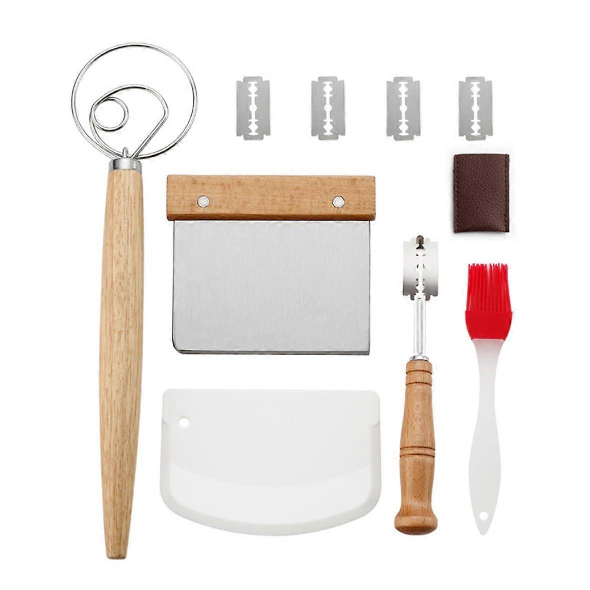 5 Piece Bread Making Kit For Bread Making And Sourdough Making Home Kitchen Tools Set Beginner Friendly