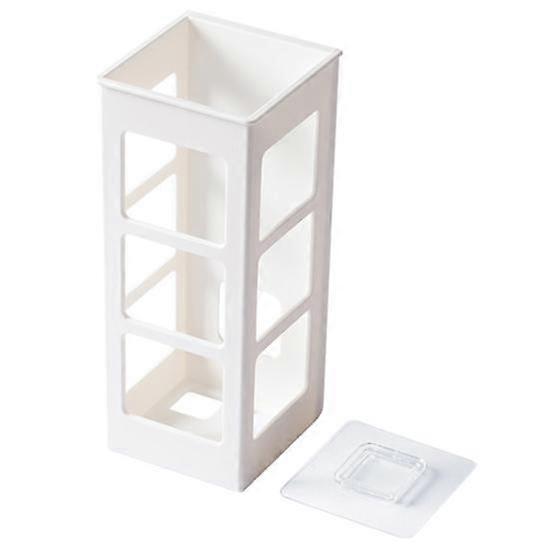 Hair Curling Iron Storage Box Strong Load-bearing Hollow-out Design Punch Free Wall-Mounted Storage Case Organizer