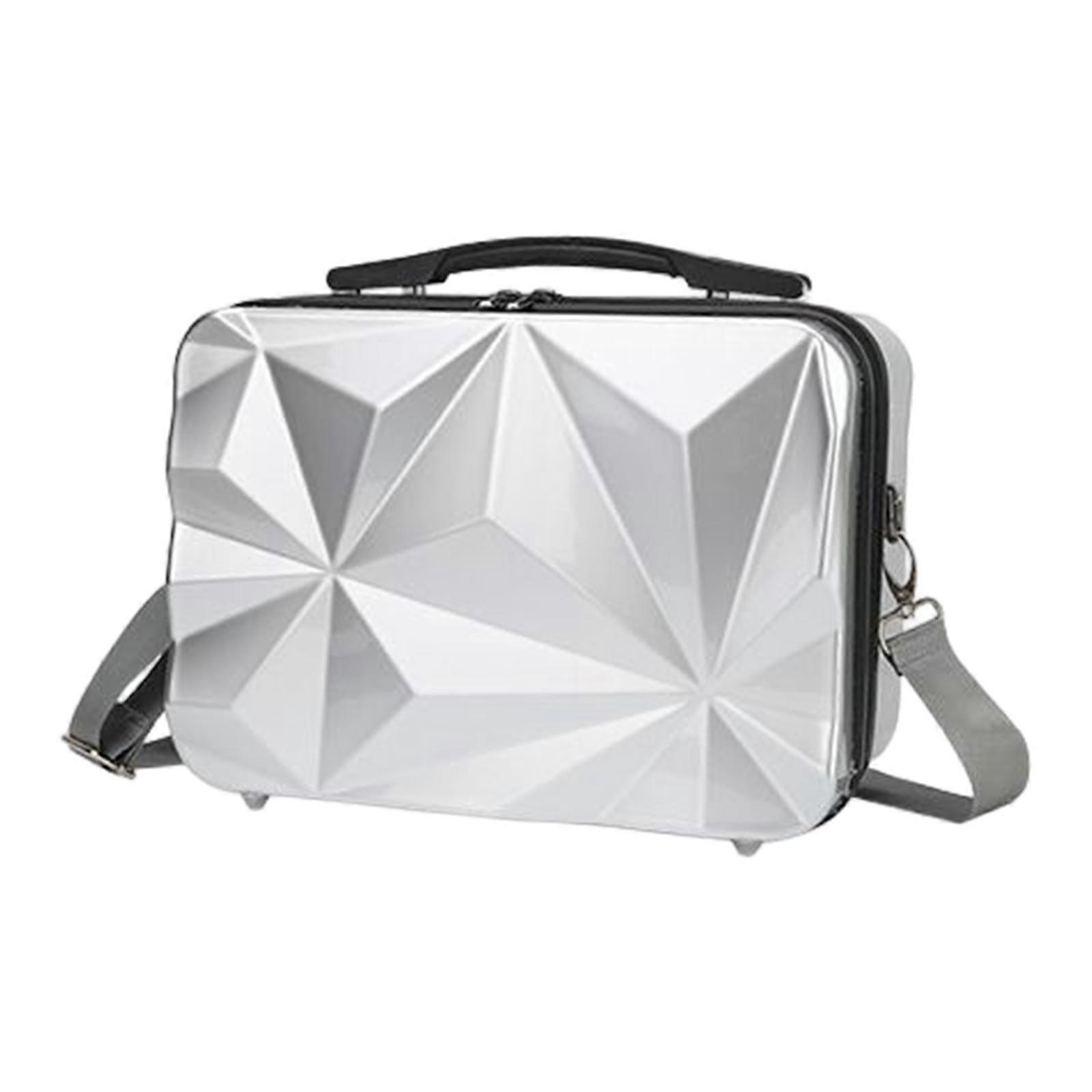Hard Carrying Case with Shoulder Strap Organizer with with Retractable Handle