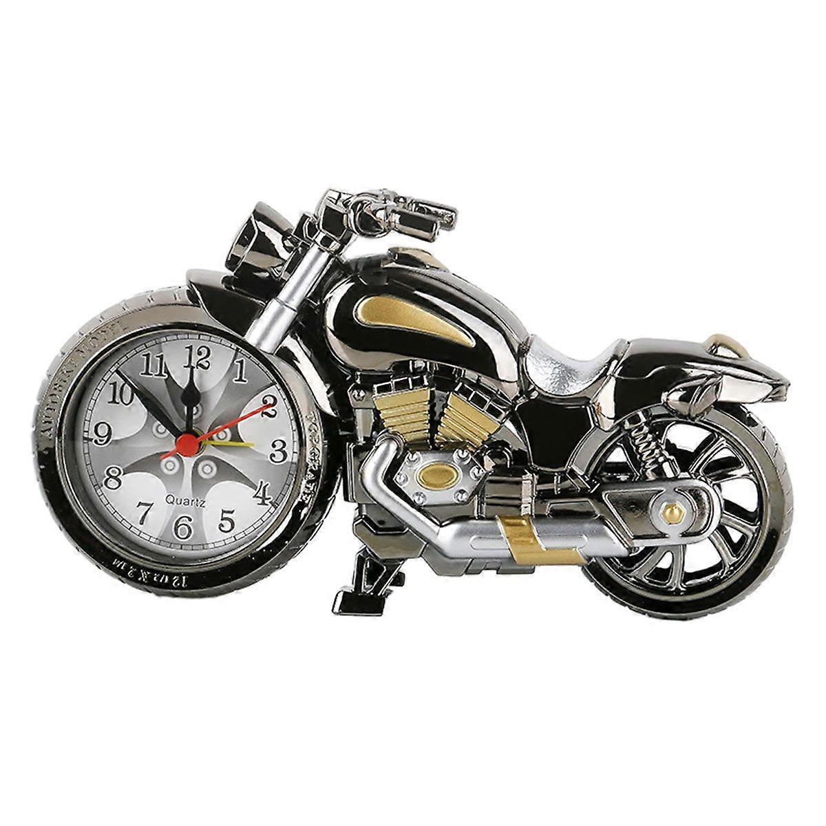 Creative retro motorcycle alarm clock, suitable for home and office use