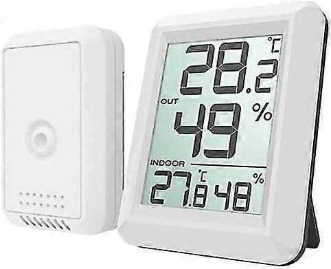 Hygrometer Indoor Thermometer Temperature Humidity Monitor Indicator High Accuracy Lcd Displayportable