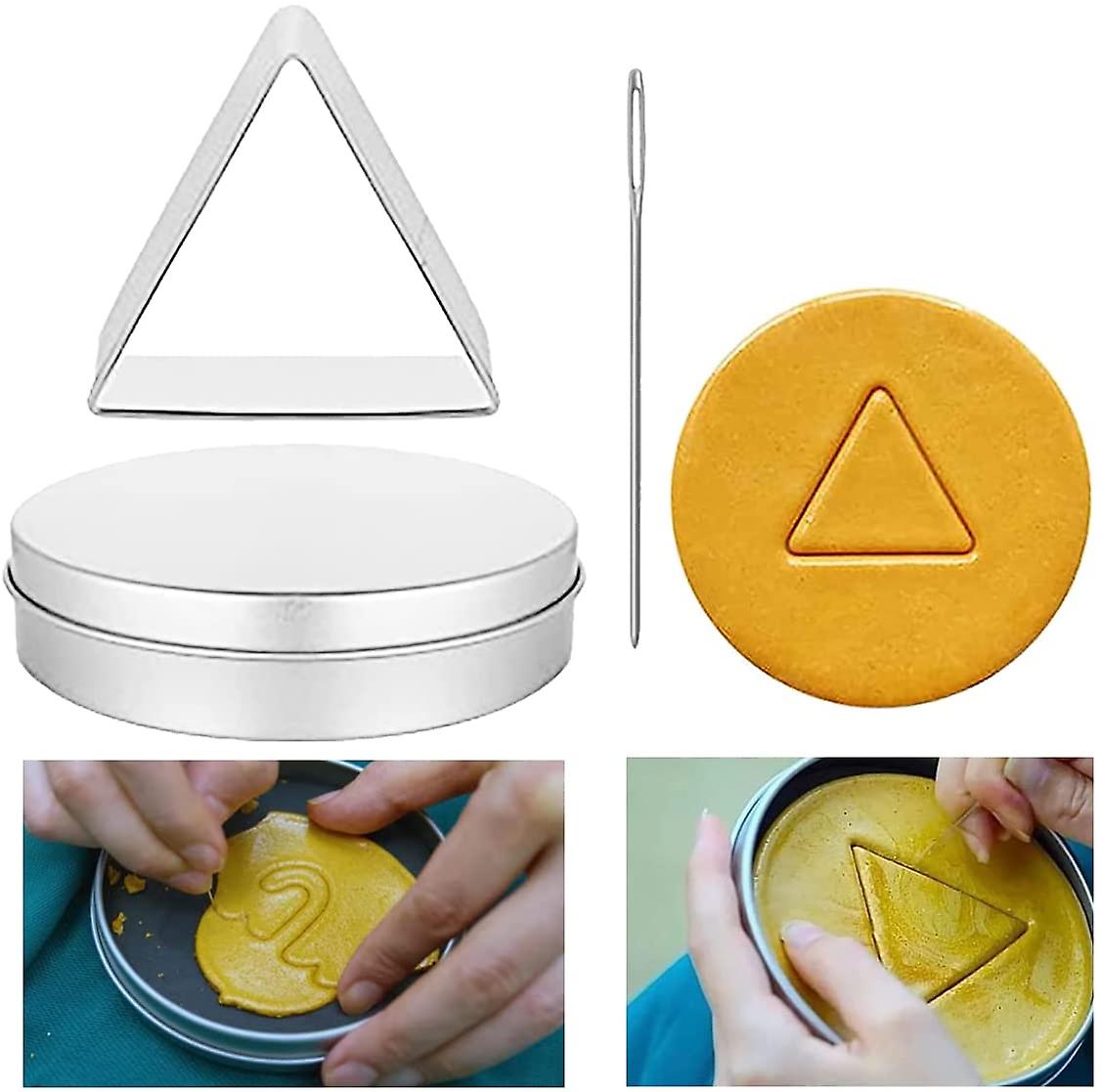 Squid Cookie Cutter Set Biscuits Sugar Tin Stainless Steel Triangle