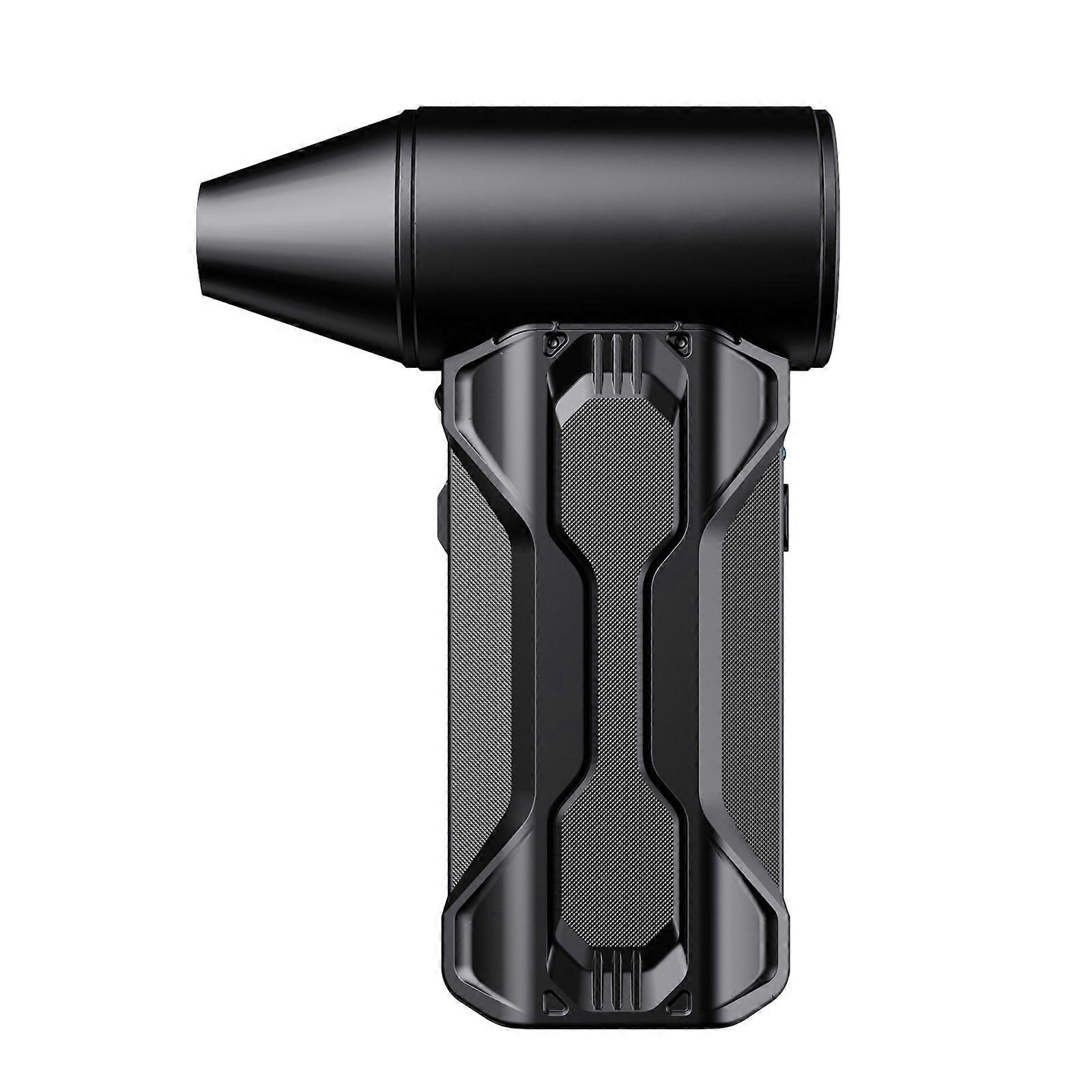 130000RPM Compressed Air Duster for Effective Cleaning of Electronics with Adjustable Speeds & Rechargeable Convenience Black