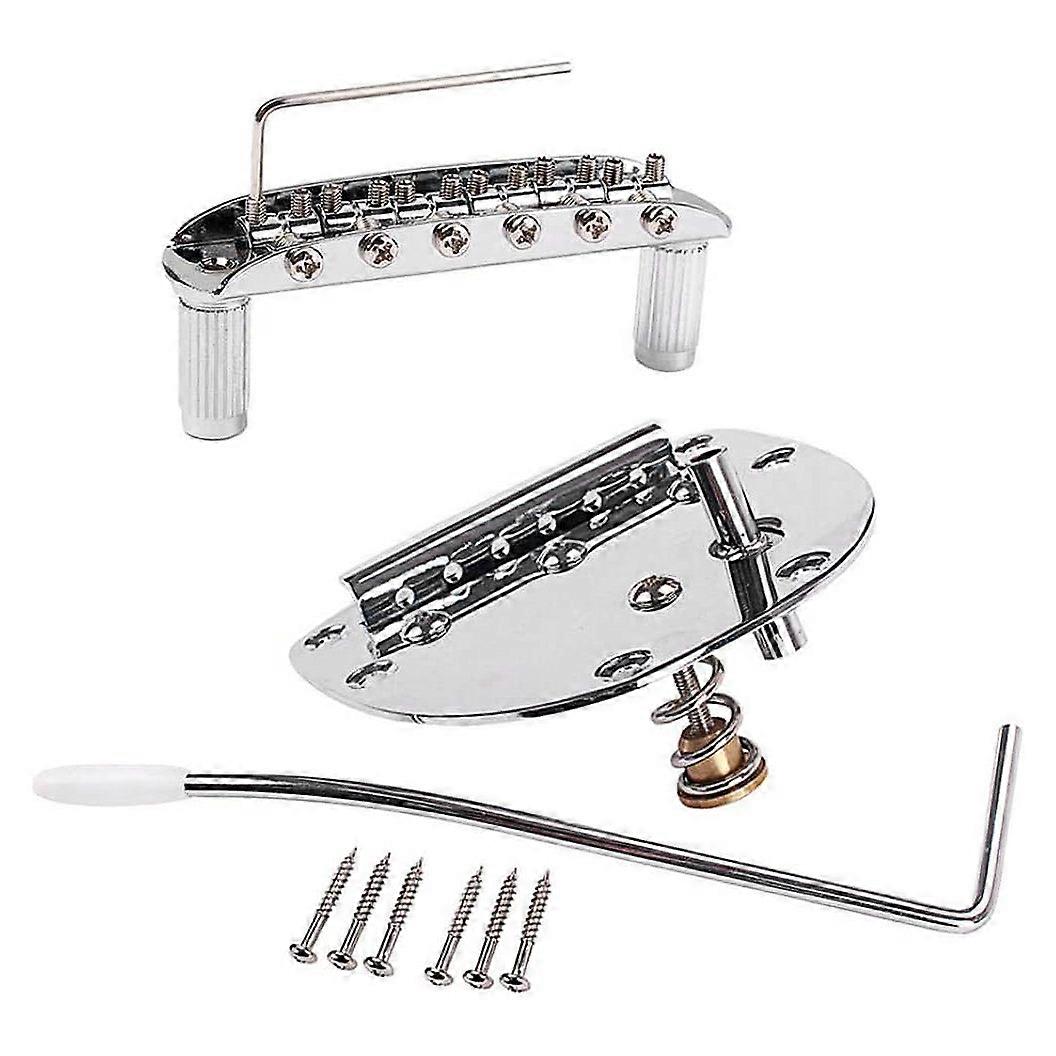 Metal Tremolo Bridge Set Screws Wrenches- Silver