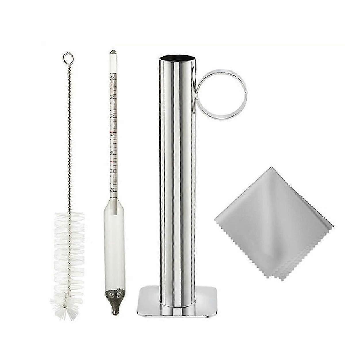 Hydrometer Test Cup Kit - Maple Syrup Density Kit, Baume and Scale, Stainless Steel Maple Syrup Kit