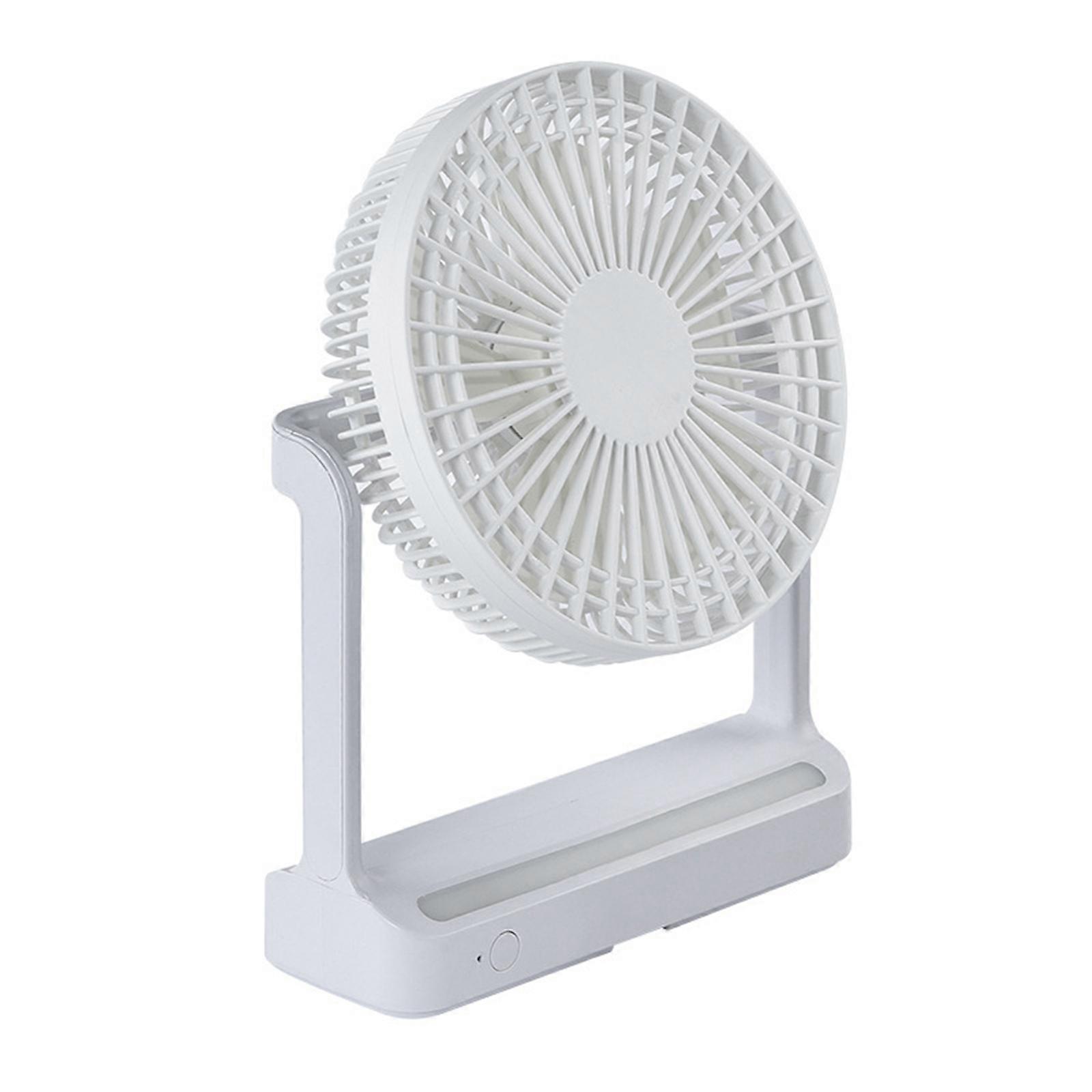 Multi-function Home Appliance Wall Mounted Electric Air Cooling Fan LED Lamp USB Rechargeable Battery Portable Table Fan