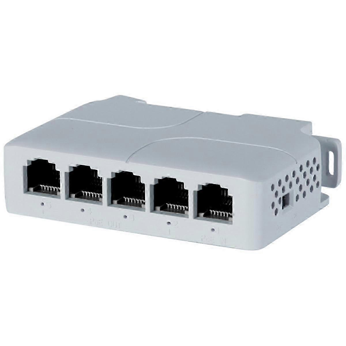 Estensore POE a 5 porte 10/100Mbps Supporto ripetitore switch di rete 1 in 4 uscite IEEE802.3af/at/bt per l'edizione PoE