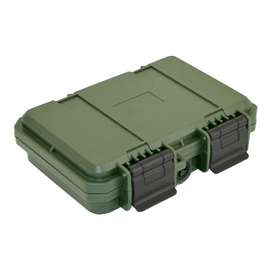 Outdoor Waterproof Mobile Phone Box Sealed Small Moisture-proof and Drop-proof Multi-function Storage Box Green