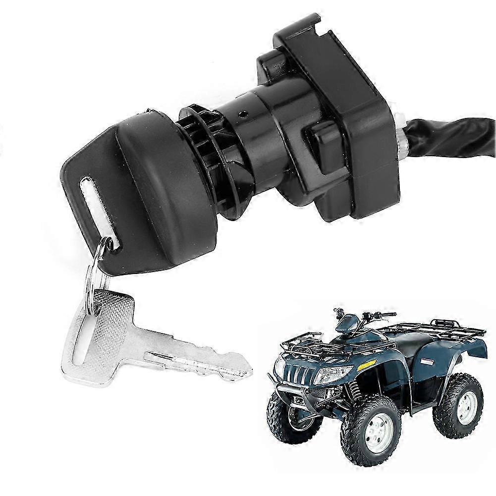 2 Keys Car Ignition Switch Lock Replacement for Suzuki Quadrunner 500 LTF500F