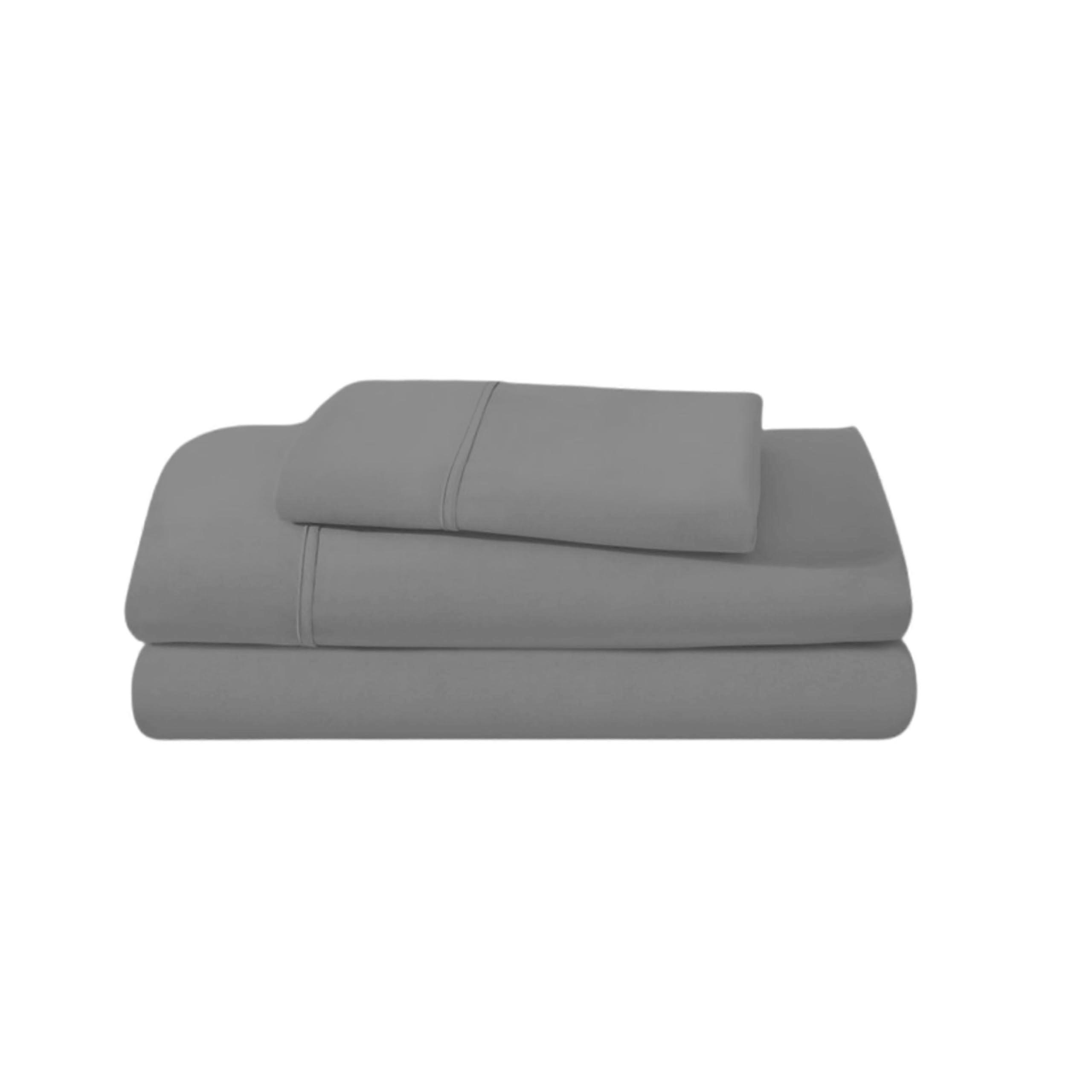 3 Piece Cot Sheet Set Dark Grey for Camping Cot 30" x 80"