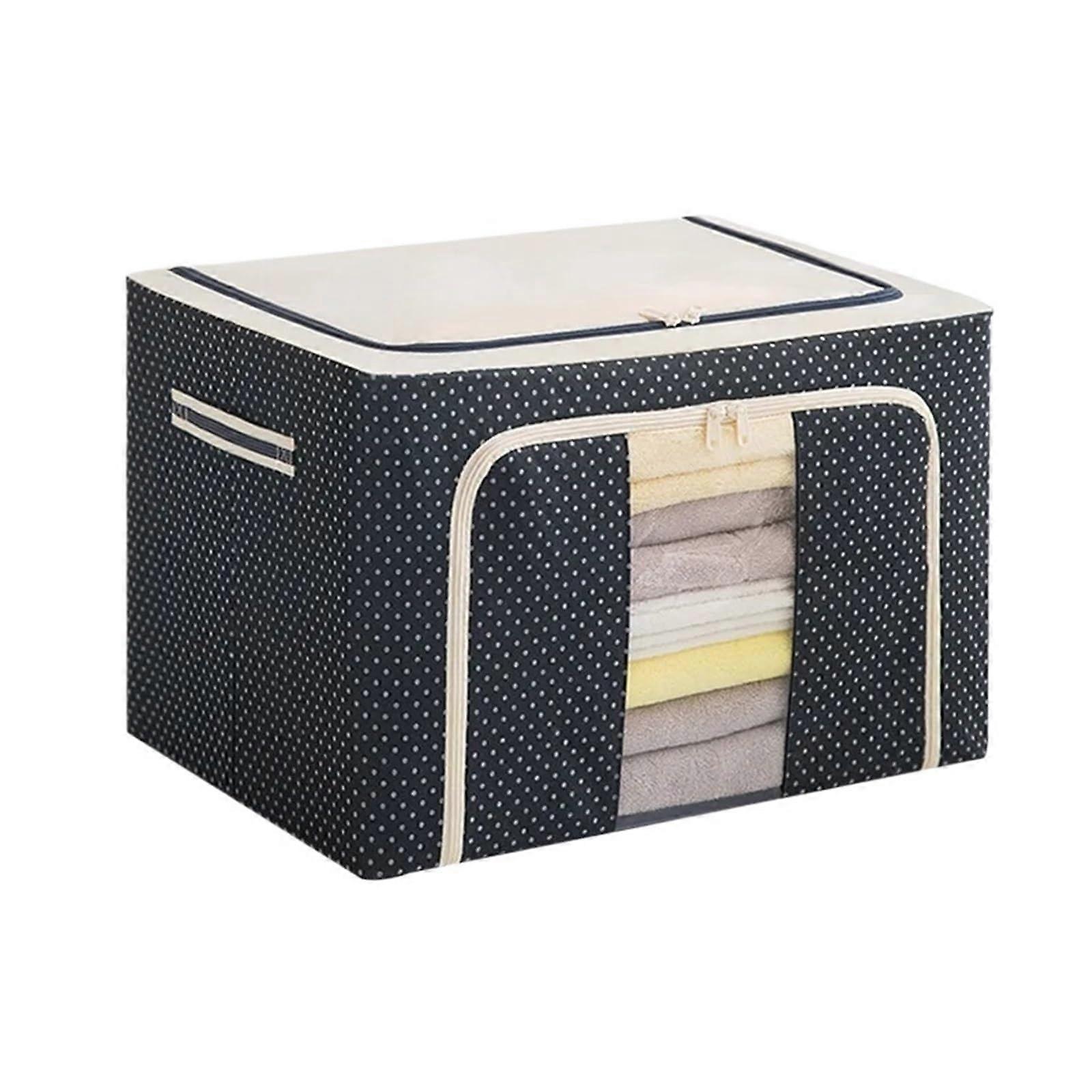 Foldable Storage Box for Clothing Storage and Bedding Organization