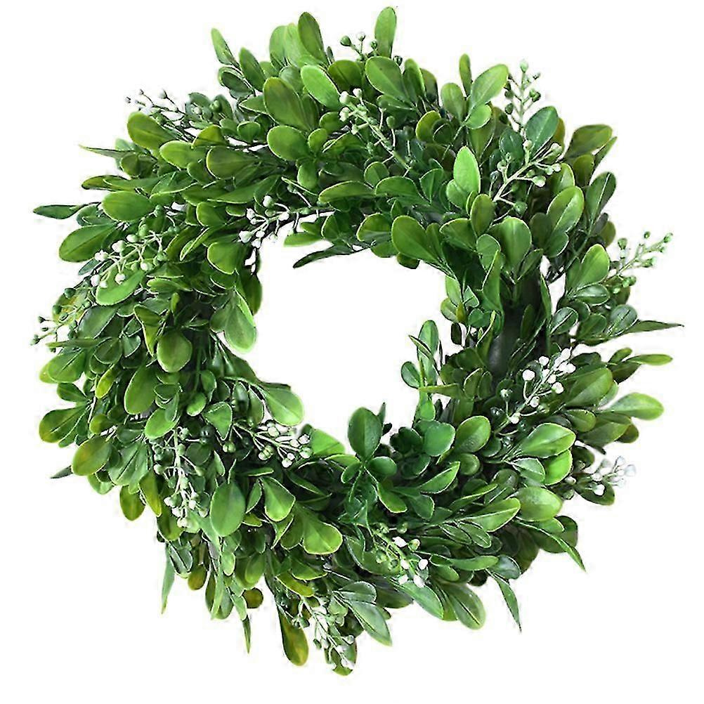 1Pc Simulation Eucalyptus Wreath Artificial Eucalyptus Garland Wall Ornament
