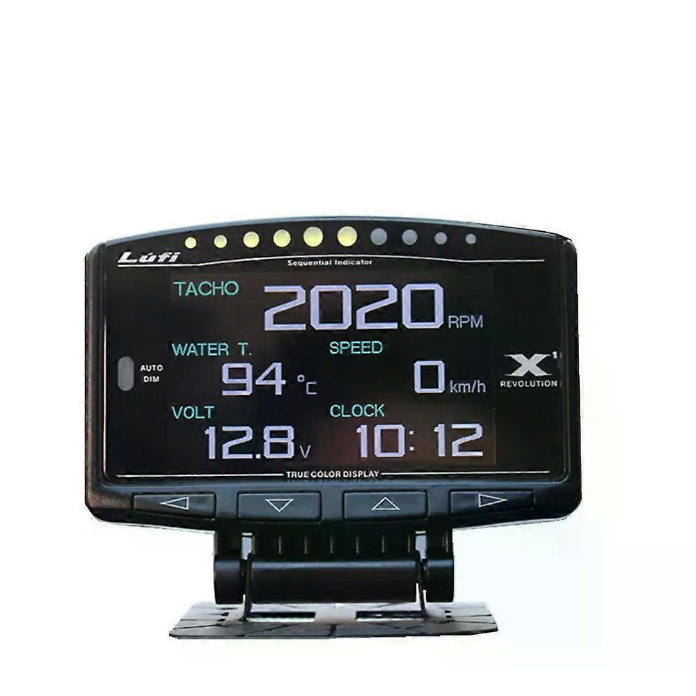 Originální Lufi X1 revoluce OBD OBD2 metr Smart Digital Multi anglická verze měřidlo do auta