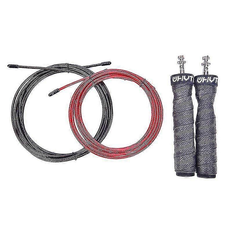 Crossfit Jump Rope Speed & Weighted Jump Ropes com rolamentos de esferas de cabo de velocidade