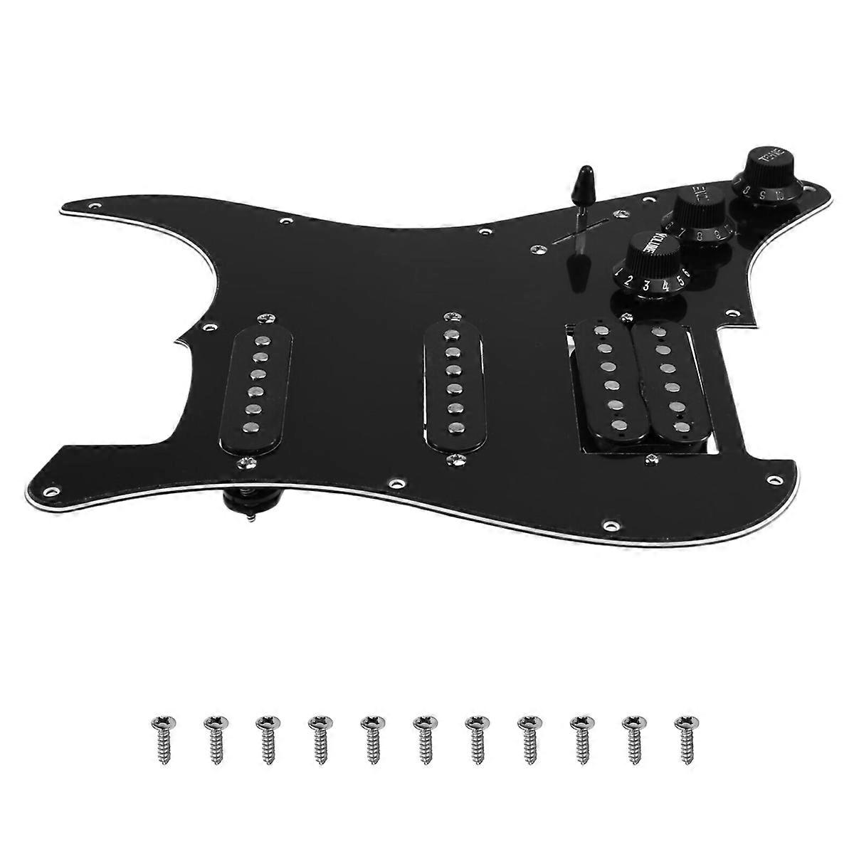 1Set SSH Guitar Pickguard Wiring Loaded Prewired + Double Coil Pickup