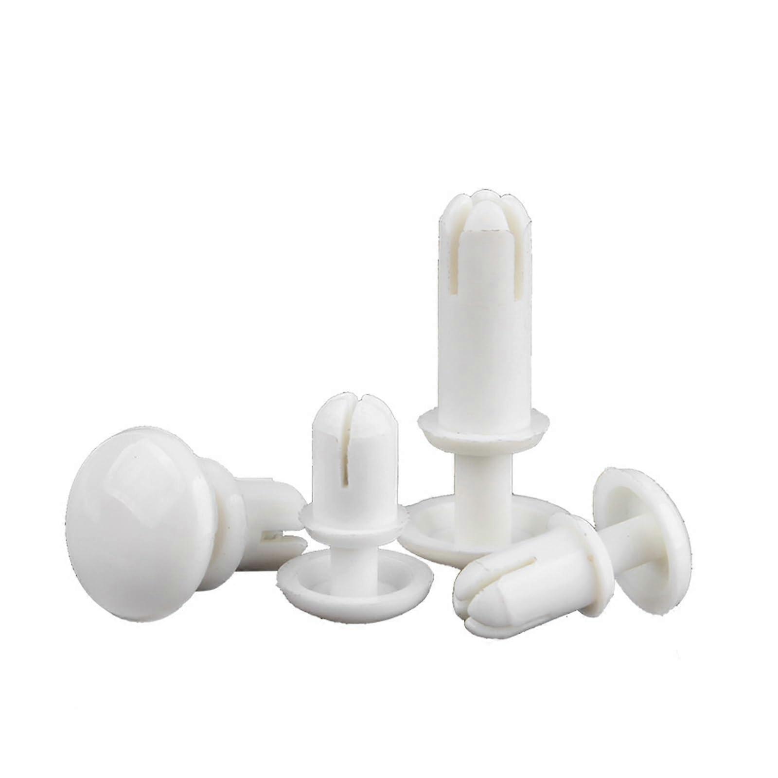 Plastic Rivets Nylon R Type Expansion Rivet Nut Clip PC Board Rivet Fastener Noir R5095 100Pcs White R2642 150Pcs