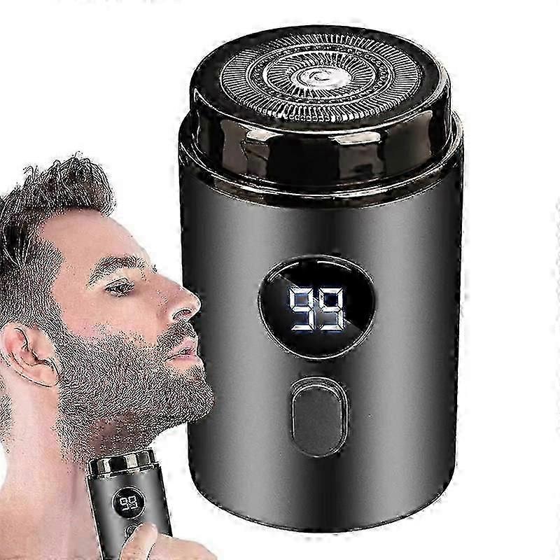 Rechargeable Mini Electric Razor for Travel - Cordless Body Trimmer with Beard & Face Shaver, Portable Design