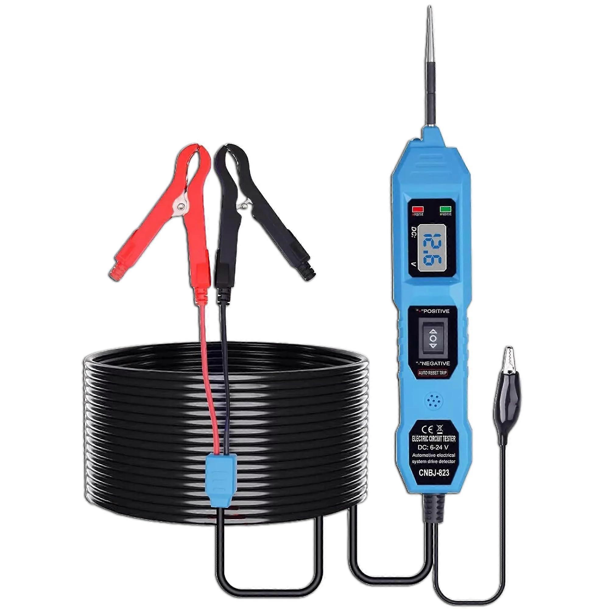 Automotive Circuit Tester, 12V24V, 4 Diagnostic Modes, LCD Display, LED Light