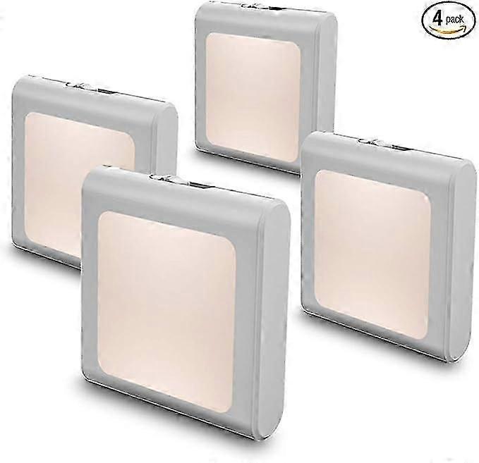 MAZ-TEK مصباح ليلي LED قابل للتعتيم مع مستشعر تلقائي من الغسق إلى الفجر ، وضوء ليلي أبيض دافئ ناعم للممرات وغرف النوم وغرف الأطفال والمطابخ