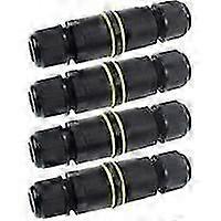 صندوق تقاطع مقاوم للماء ، موصل كهربائي خارجي IP68 صندوق توصيل مقاوم للماء 3.5 مم -7 مم (4 قطع)