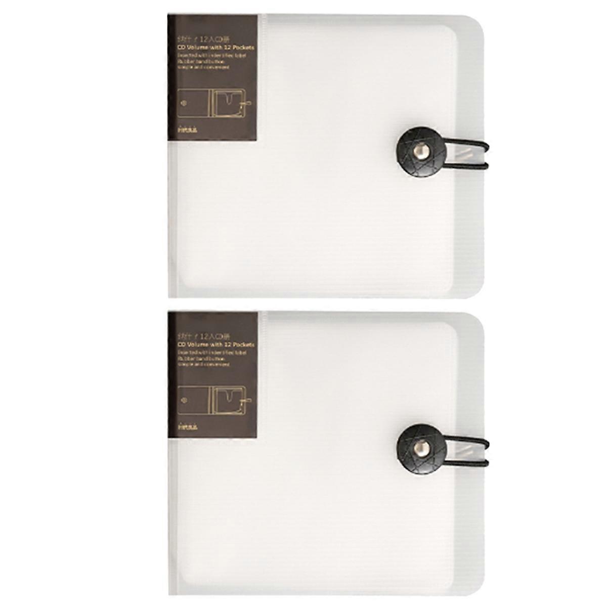 Transparent Plastic Disc CD Case DVD Holder Storage Bag