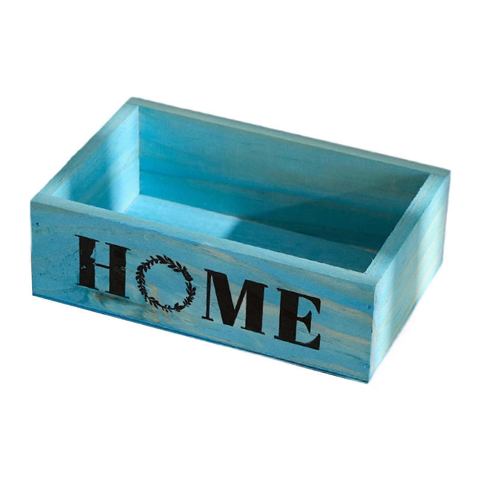 Wood Planter Box Window Box Balcony Rectangular Garden Indoor Tabletop Creative