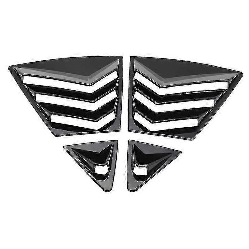 2pcs Auto Rear Window Louvers Left/right Window Decor Fit For Ralink 20