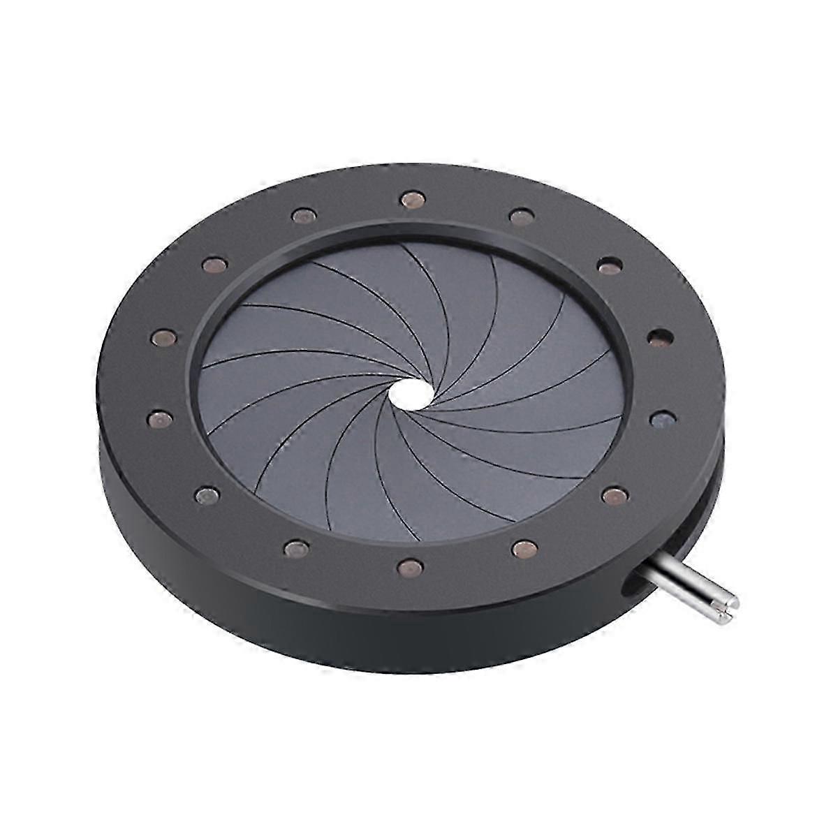 1.5-25MM Manual Aperture Adjustable Mechanical Iris Diaphragm Iris Diaphragm Compatible with Digital Camera Mic