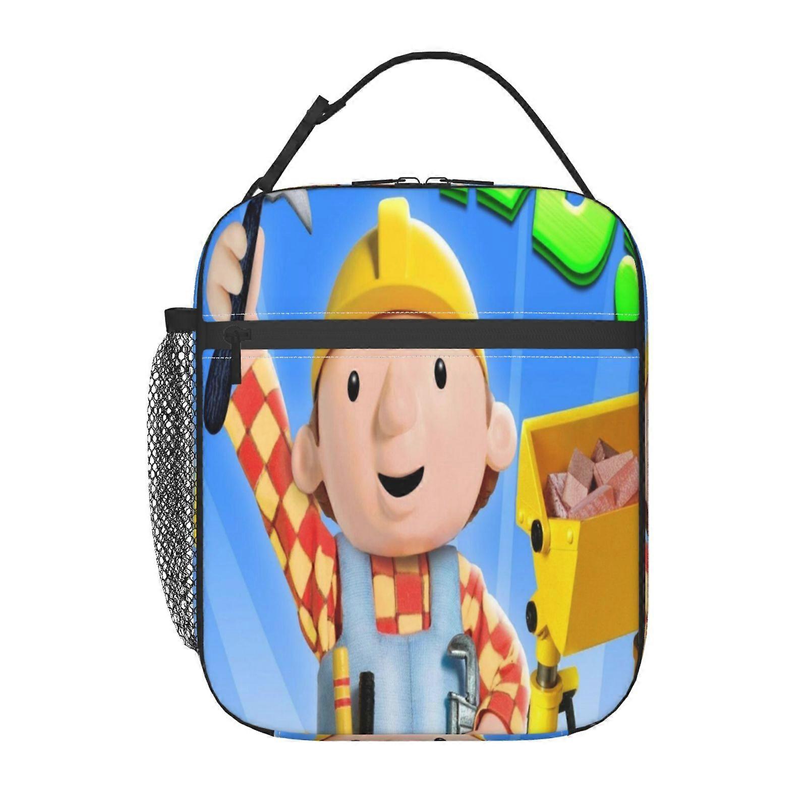 e114 בוב הבנאי תיק ארוחת צהריים לחולי סוכרת, כולל מיכלי בקרת מנות וכרית מעקב תזונה k114