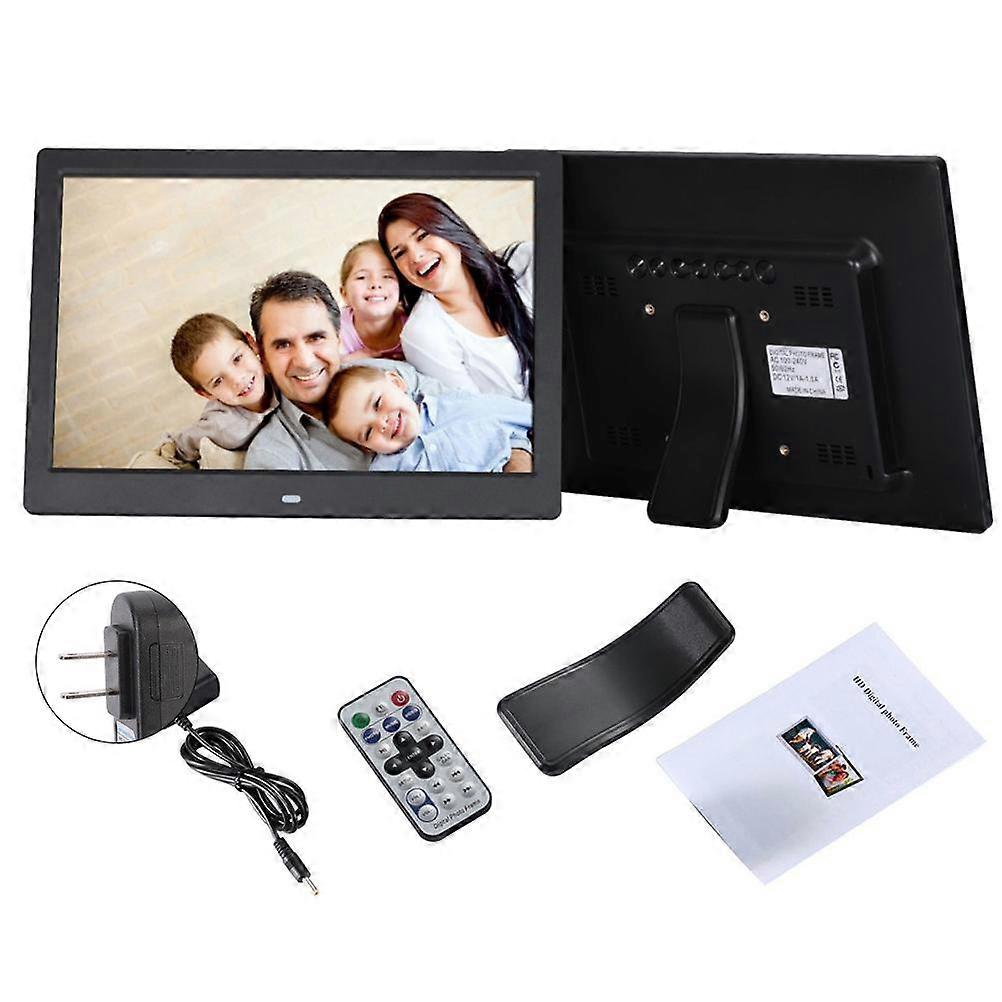 12 Inch Digital Photo Frame Electronic Smart Player Remote Control Plays Picture Video by USB