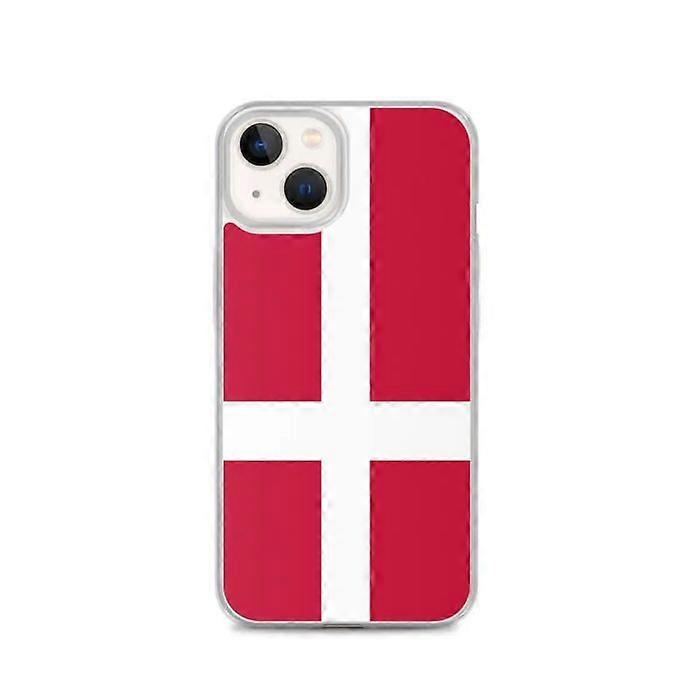 iPhone Case - Denmark Flag - iPhone 13 - Soft Silicone - Slim and Lightweight Design - Maximum Protection