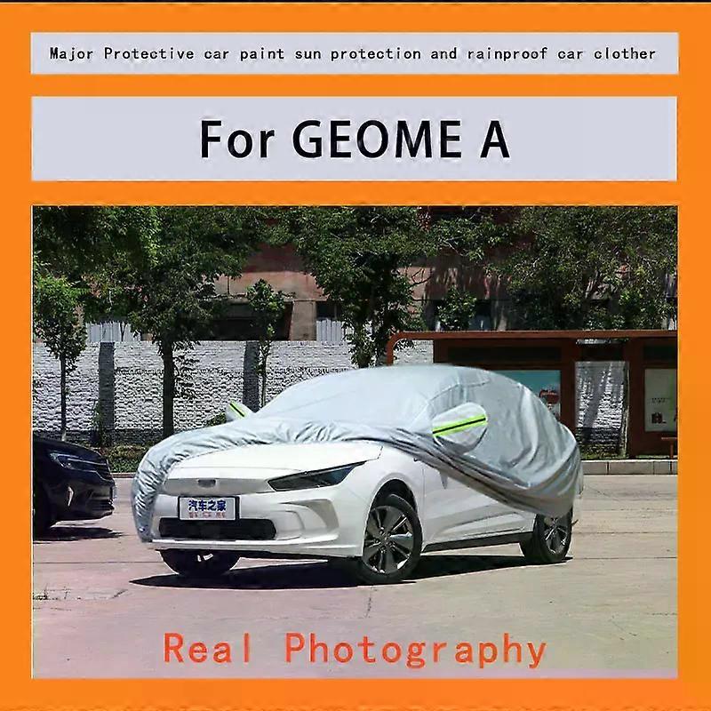 עבור GEOME כיסוי גשם כפור שלג אבק עמיד למים הגנה חיצונית מגן רכב מכסה אנטי UV חיצוני שמש רפלקטיבי