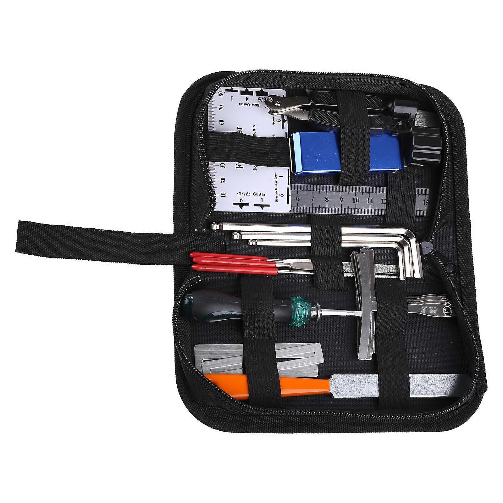 Guitar Tool Kit Reparatur Wartungswerkzeuge String Organizer String Action Lineal
