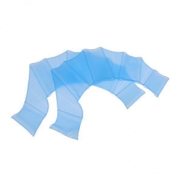 2x Silikon Simutrustning Hand Träning Webbed Paddle Handskar