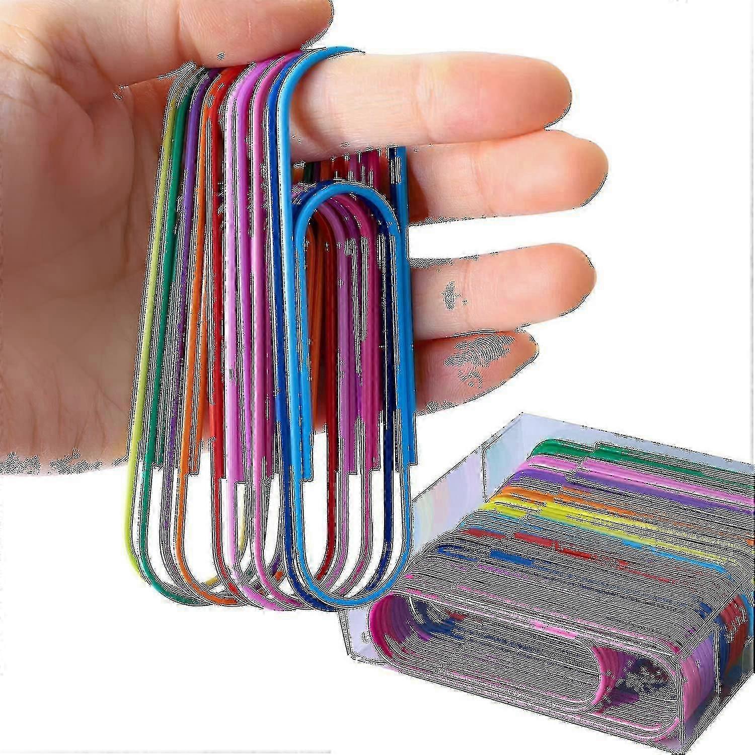 Jumbo paperclips, 50 stuks 4 inch grote paperclip houder -JA