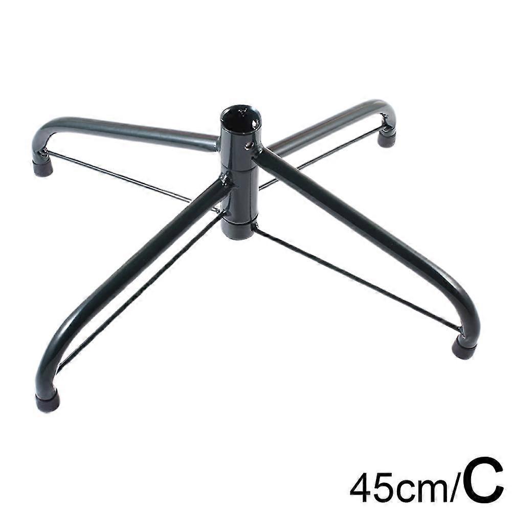 45cm 19-tube tripod (C)$ Christmas tree tripod iron bracket Christmas decoration tree bottom shelf dark green diameter 35cm metal paint rack