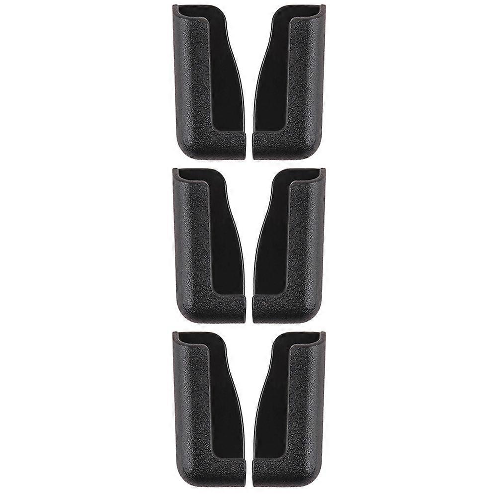 6pcs Adhesive Car Phone Mount Holder, Stable Dashboard Bracket for Safe Navigation & Music, Heat Resistant, Easy Installation