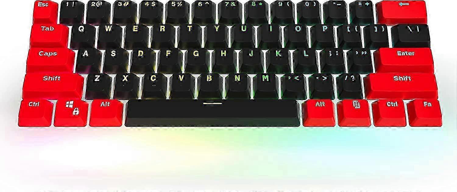 Pudding Keys 60 Percent, 118 Dye-sublimation Keys Set, Asa Profile Custom Keys(keycaps only)