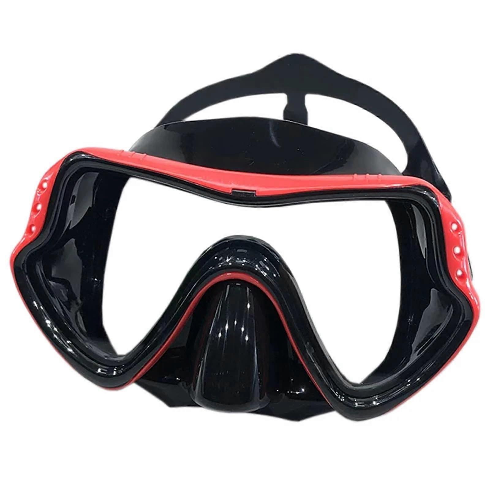 Diving Mask For Adults Red Model 306 Scuba Diving Mask Snorkeling Mask Waterproof