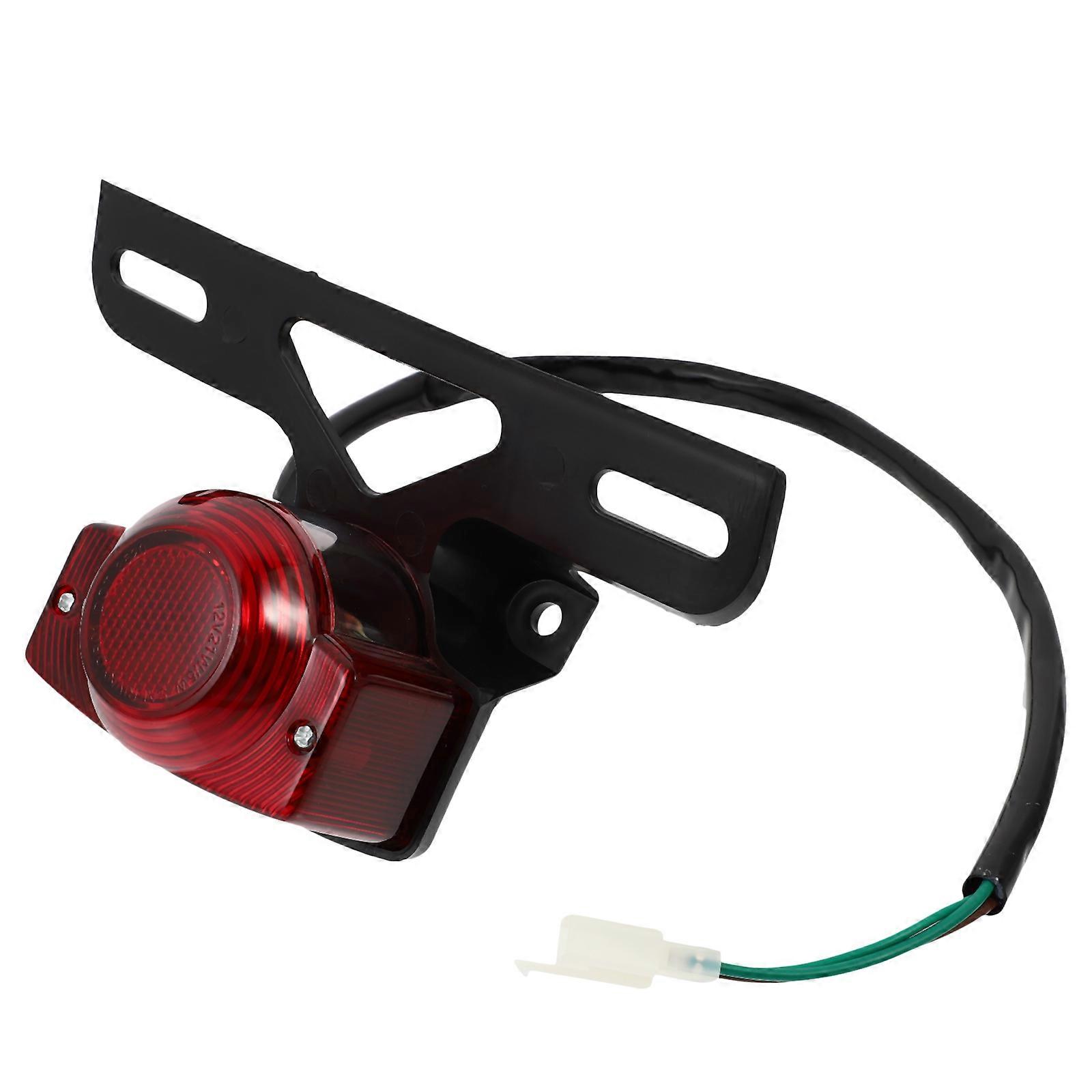 Motorcycle Taillight Made of ABS and Acrylic Red Color for Motorcycle Easy to Install and Use 1pc
