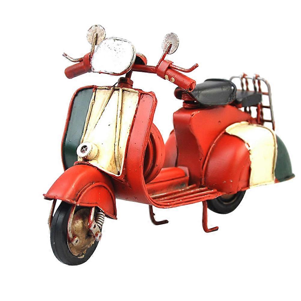 Heritage Style Motorcycle, Robust Metal Handicraft for Modern Interiors